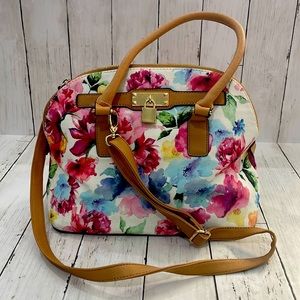 Apt 9 Floral Purse with Crossbody Strap